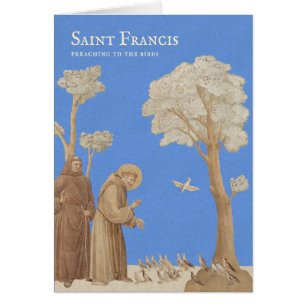 Saint Francis preaching to the birds CC1166 Card