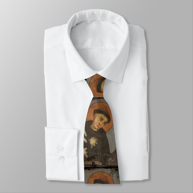 Saint  Francis with Lilies Tie (Tied)