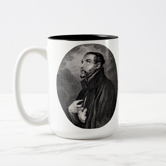Saint Francis Xavier Two-Tone Coffee Mug (Left)