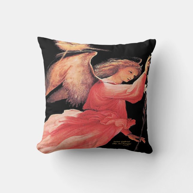 Saint Gabriel the Archangel Cushion (Front)