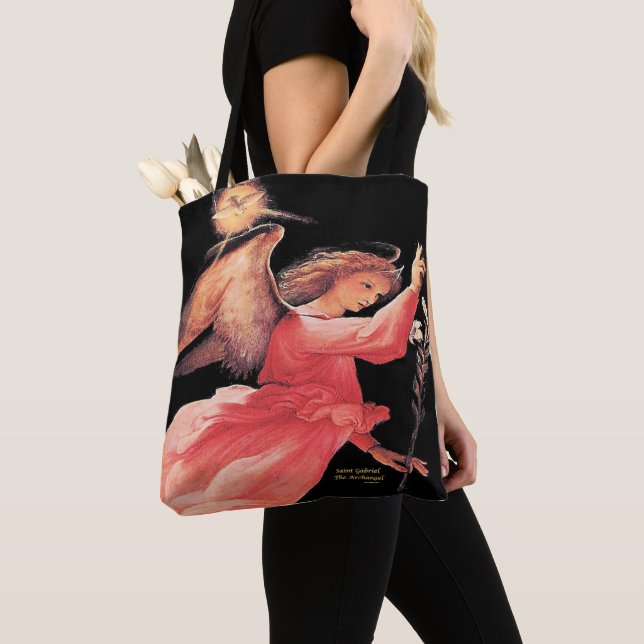Saint Gabriel the Archangel Tote Bag (Close Up)
