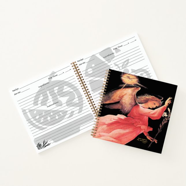 Saint Gabriel the Archangel with Prayer Notebook (Inside)