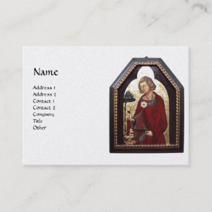 SAINT GALGANO ,black white metallic gold Business Card