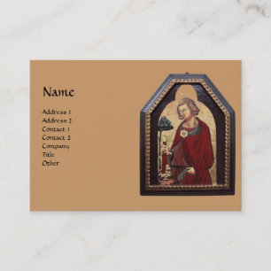 SAINT GALGANO / LEGEND OF THE SWORD IN THE ROCK BUSINESS CARD