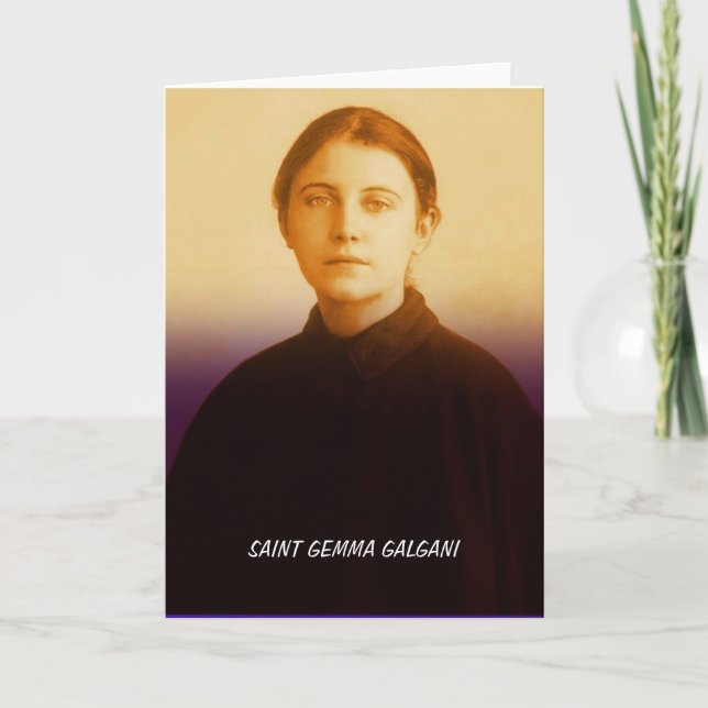 SAINT GEMMA GALGANI CARD (Front)