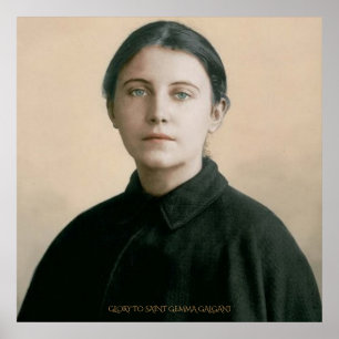 SAINT GEMMA GALGANI POSTER