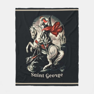 Saint George Սուրբ Գեորգ Fleece Blanket