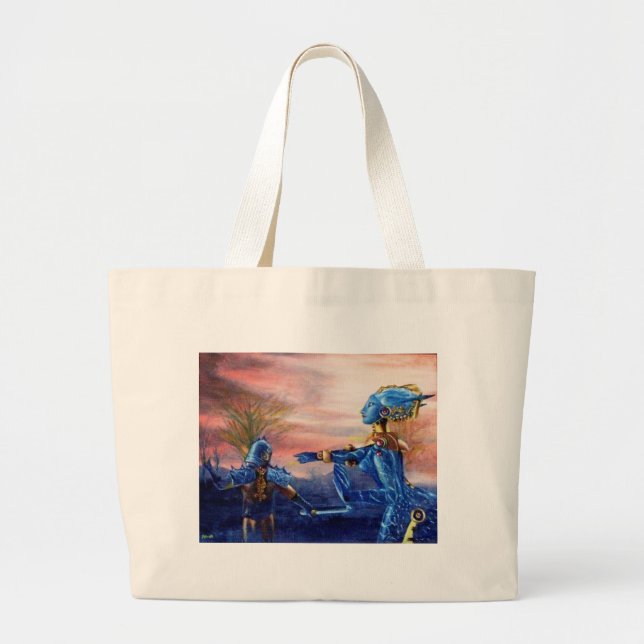 SAINT GEORGE AND DRAGON LARGE TOTE BAG (Front)