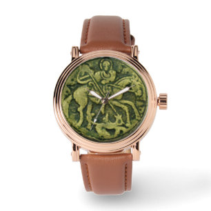 SAINT GEORGE AND DRAGON MEDALLION WATCH