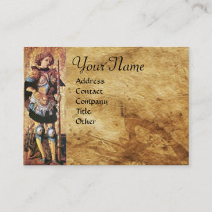 SAINT GEORGE AND DRAGON Monogram Business Card