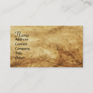 SAINT GEORGE AND DRAGON,parchment Business Card