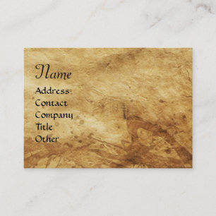 SAINT GEORGE AND DRAGON,parchment Business Card