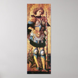 SAINT GEORGE AND DRAGON POSTER