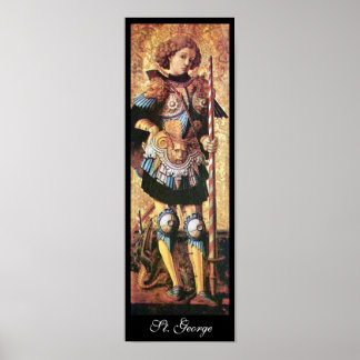 SAINT GEORGE AND DRAGON POSTER