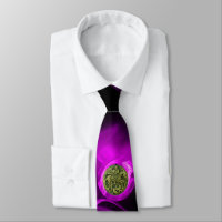 SAINT GEORGE AND DRAGON Purple Fractal Rose ,Black