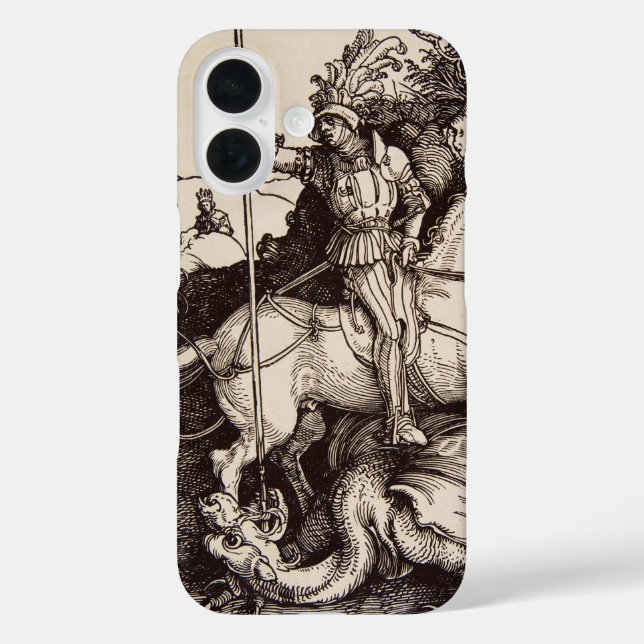 Saint George and the Dragon by Durer Case-Mate iPhone Case (Back)