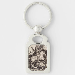 Saint George and the Dragon by Durer Key Ring
