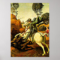Saint George and the Dragon, fine art