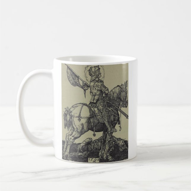 Saint George and the Dragon Great Martyr Coffee Mug (Left)