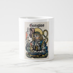 Saint George and the Dragon Great Martyr  Large Coffee Mug