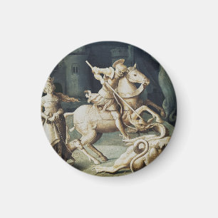 Saint George and the Dragon Great Martyr Magnet