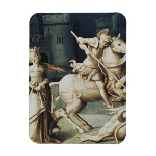 Saint George and the Dragon Great Martyr Magnet