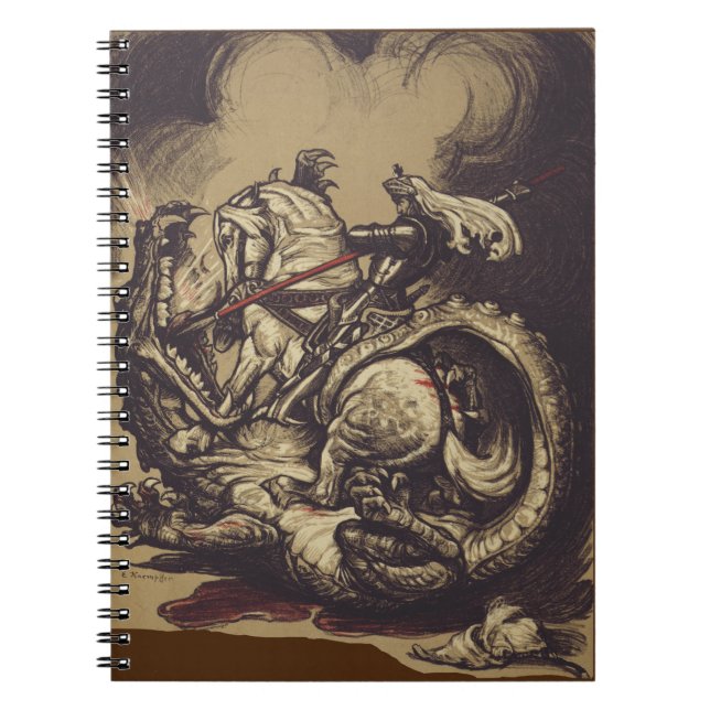 Saint George and the Dragon Great Martyr  Notebook (Front)
