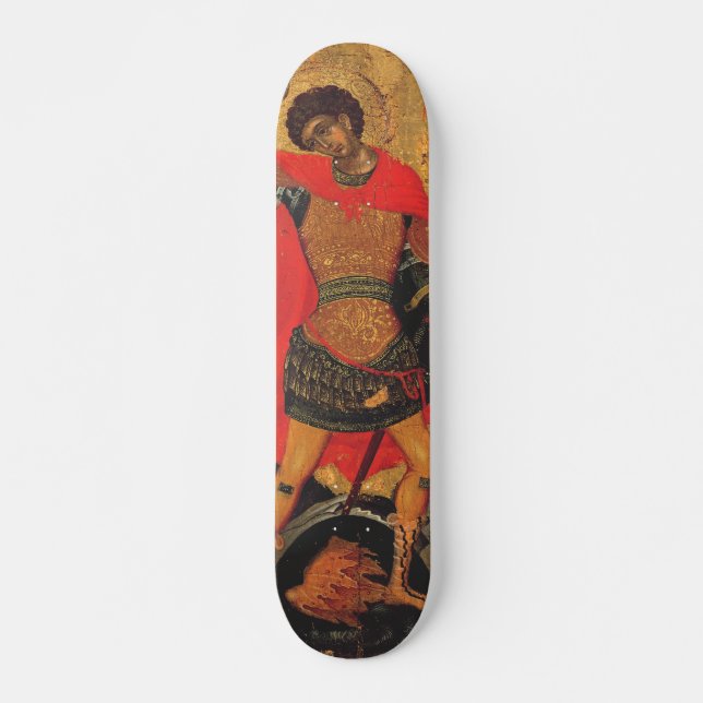 Saint George and the Dragon Great Martyr  Skateboard (Front)