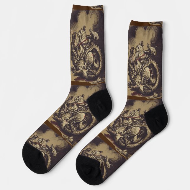 Saint George and the Dragon Great Martyr  Socks (Left)