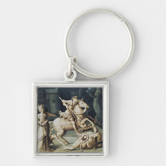 Saint George and the Dragon  Key Ring (Front)
