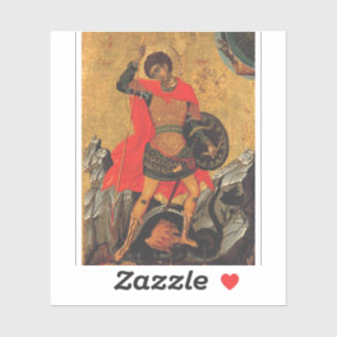 Saint George and the Dragon orthodox icon