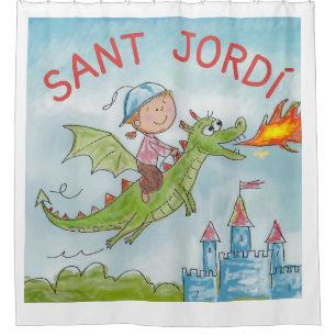 Saint George day  Shower Curtain