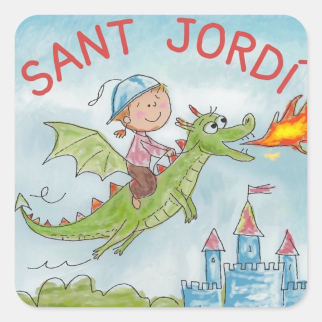 Saint George day  Square Sticker (Front)