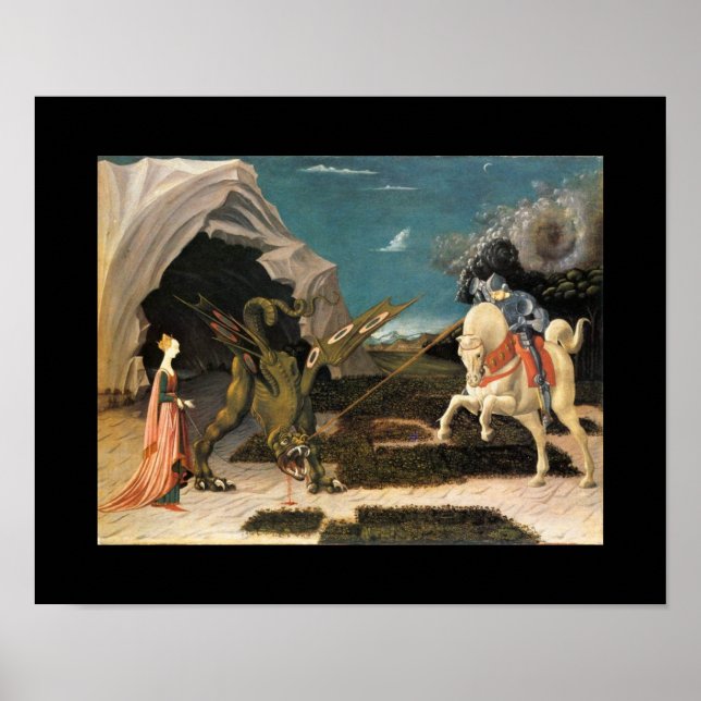 SAINT GEORGE, DRAGON AND PRINCESS POSTER (Front)