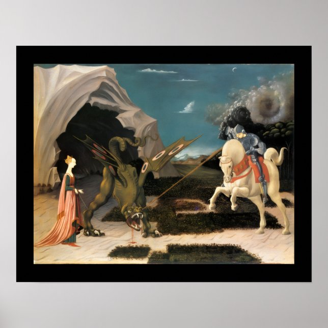 SAINT GEORGE, DRAGON AND PRINCESS POSTER (Front)