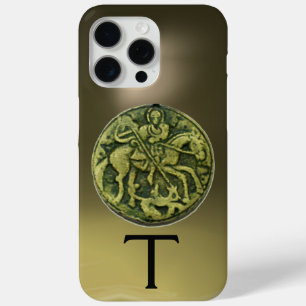 SAINT GEORGE & DRAGON MEDALLION MONOGRAM Agate  Ca iPhone 15 Pro Max Case