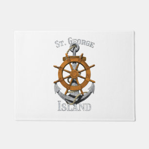 Saint George Florida Vacation Nautical Anchor Sail Doormat