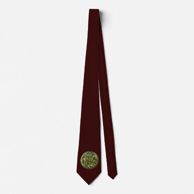 SAINT GEORGE ,green brown Tie (Front)