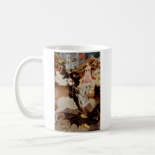 Saint George Killing the Dragon by Bernat Martorel Coffee Mug