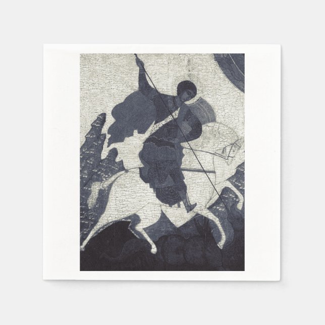 Saint George Killing the Dragon Napkin (Front)