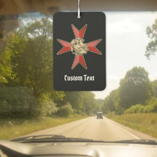 Saint George over Maltese Cross Car Air Freshener