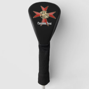 Saint George over Maltese Cross Golf Head Cover