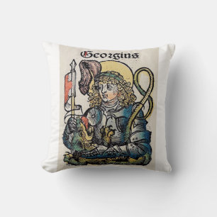 Saint George Patron of England Cushion
