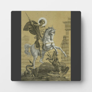 Saint George Patron of England Plaque