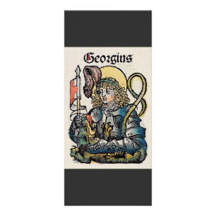 Saint George Patron of England Rack Card