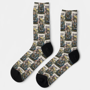 Saint George Patron of England Socks