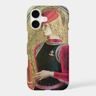 SAINT GEORGE PORTRAIT ,Red,Black,Gold Yellow