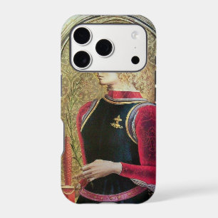 SAINT GEORGE PORTRAIT ,Red,Black,Gold Yellow