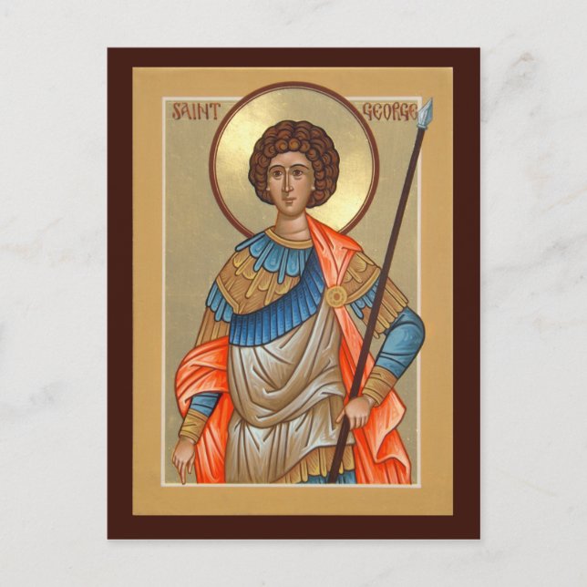 Saint George Prayer Card (Front)
