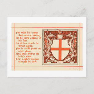 Saint George's Day Postcard